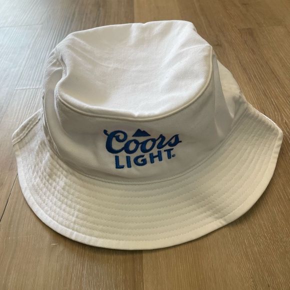 Coors Light Other - Coors Light Beer Alcohol Bucket Hat Summertime White